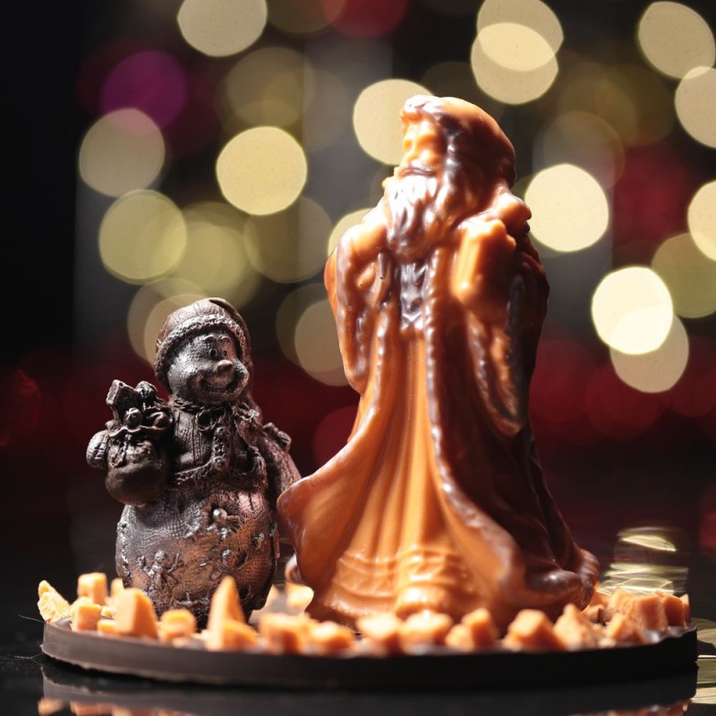Santa and the Snowman